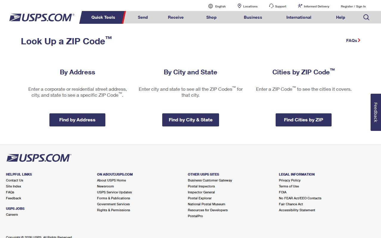 Worcester County ZIP code directory USPS address verification